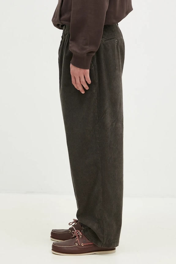 Carhartt WIP corduroy trousers Evan Pant I033757.96402 gray AW24
