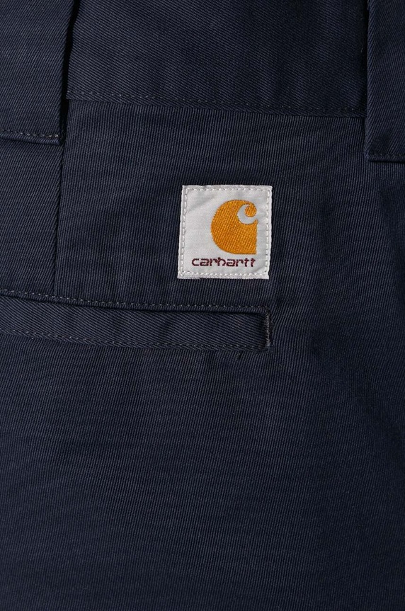 Carhartt WIP pantaloni Master Pant I034233.1C02 blu navy