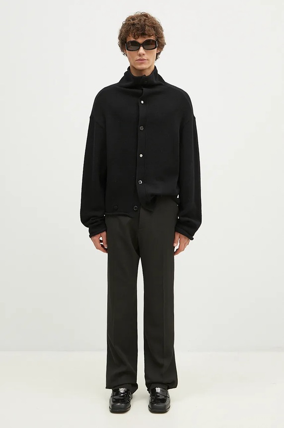 Martine Rose wool trousers Tailored Relaxed Fit Trouser 303WT05006 black