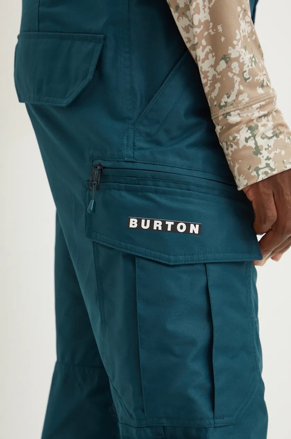 Hlače Burton Cargo tirkizna 131661