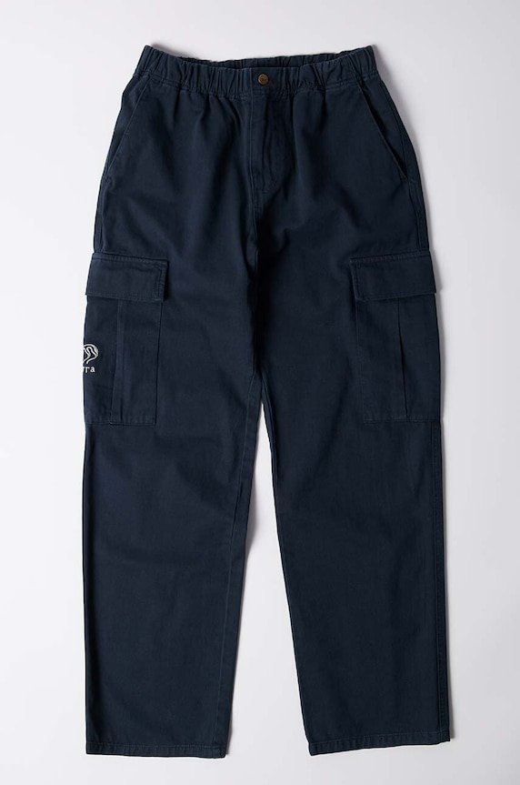 by Parra cotton trousers Alien Pants cotton navy 52150