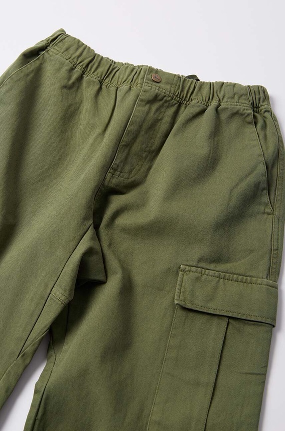 Clothing by Parra cotton trousers Alien Pants 52152 green