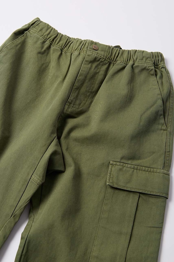 Clothing by Parra cotton trousers Alien Pants 52152 green