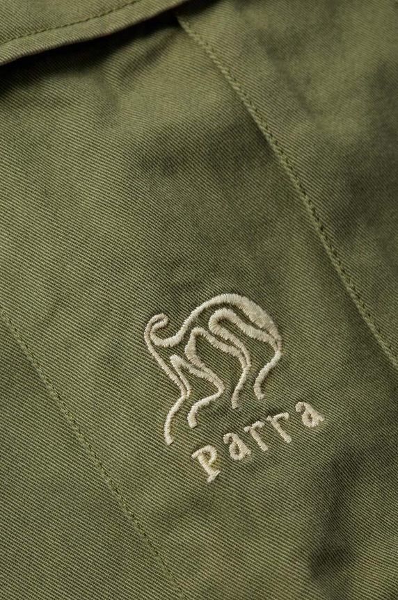 by Parra cotton trousers Alien Pants 52152 green