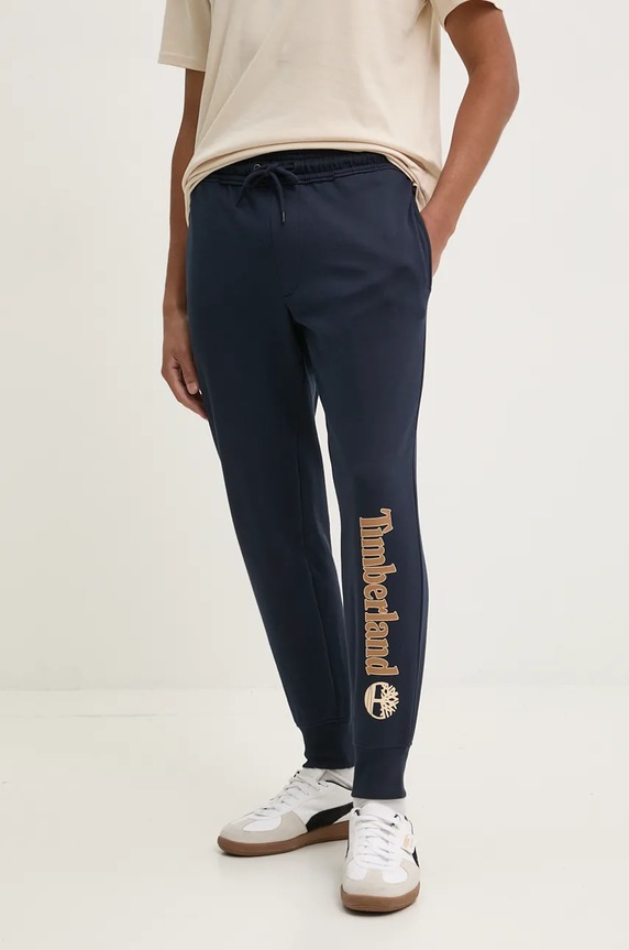 Timberland pantaloni della tuta maglia blu navy TB0A5YFB4331