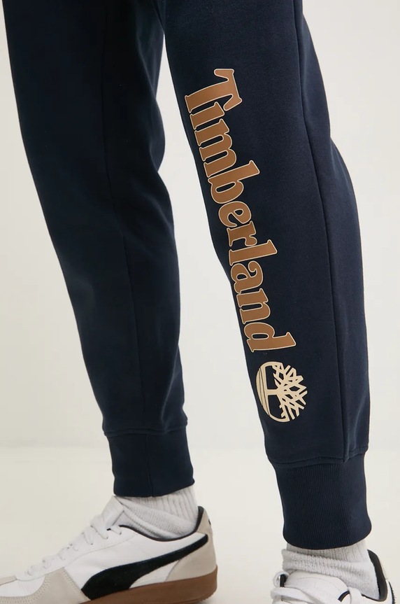 Timberland pantaloni della tuta blu navy TB0A5YFB4331