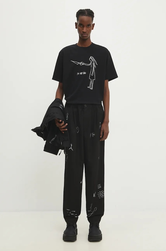 Undercover cotton trousers UC2D4505.2 black