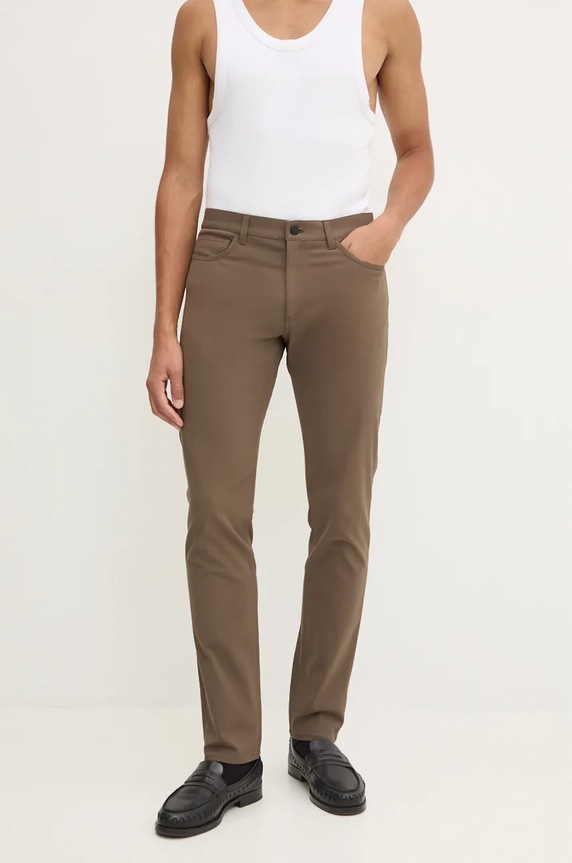 Theory pantaloni L0774201 verde AW24