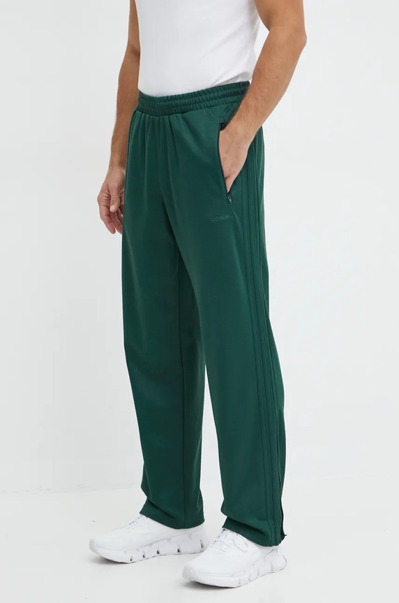 Tepláky adidas Originals pletenina zelená IW3251