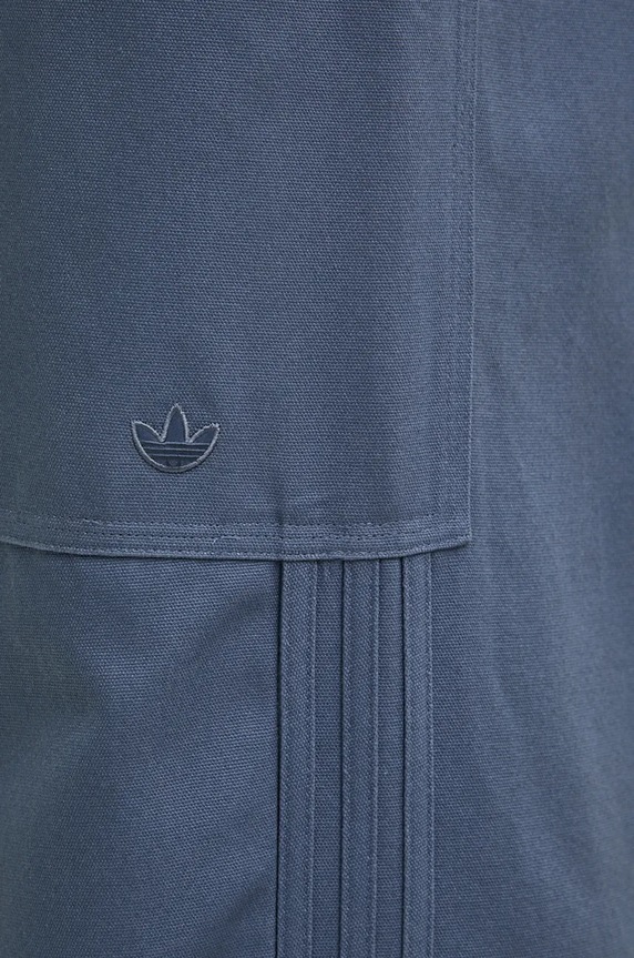 Bavlnené nohavice adidas Originals modrá IY2278