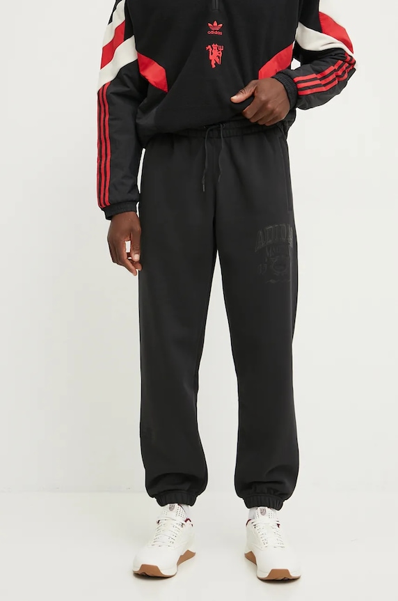 Donji dio trenirke adidas Originals pletivo crna IZ2565