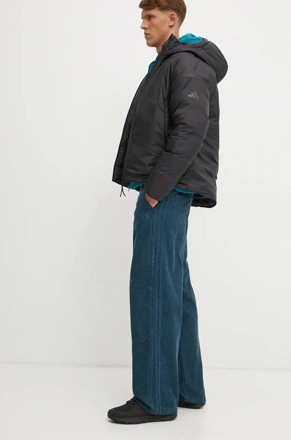 Nohavice adidas Originals bavlna tyrkysová JL6152