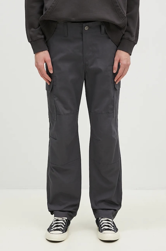 Dickies pantaloni de bumbac Millerville uni gri DK0A4XDU