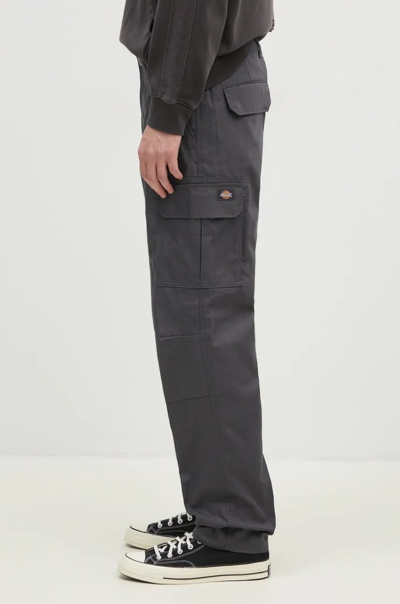 Dickies pantaloni de bumbac Millerville DK0A4XDU gri SS26