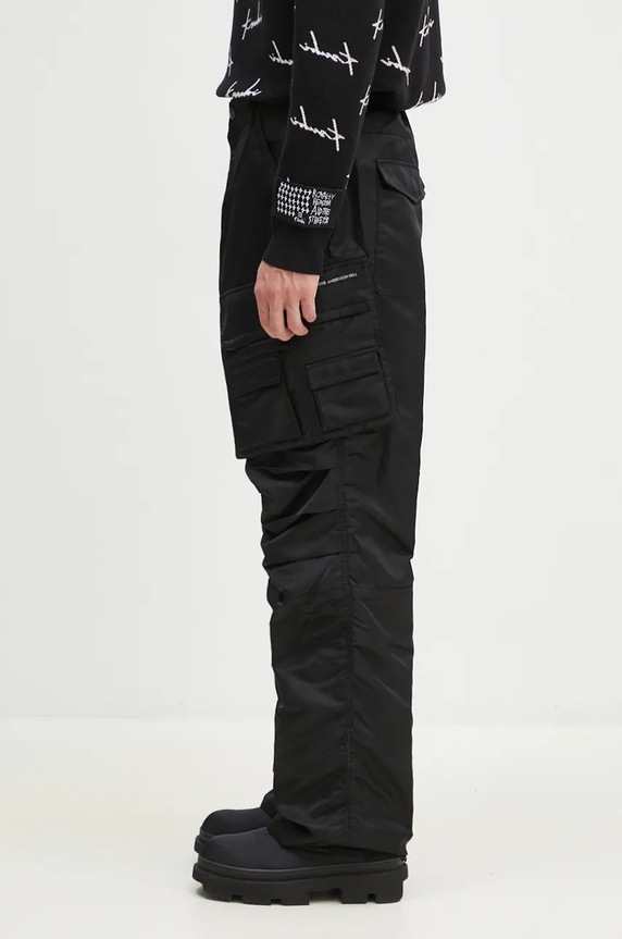 Andersson Bell pantaloni Pocket Bag Cargo apa744m nero AW24