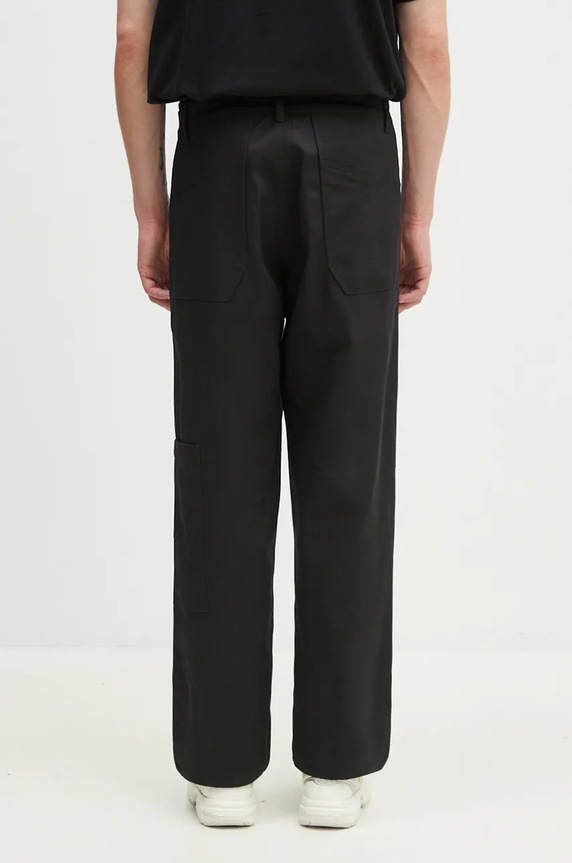 Abbigliamento A-COLD-WALL* pantaloni in cotone Console ACWMB302 nero