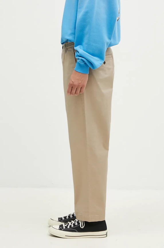 A Bathing Ape trousers One Point Relaxed Fit Chino 1K80152011 beige AW24