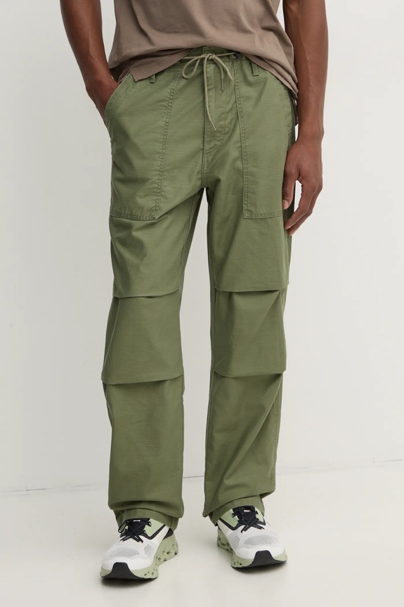 Levi's spodnie bawełniane bawełna zielony A9210