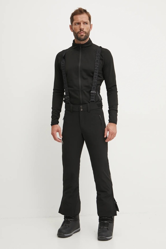 Descente spodnie narciarskie Swiss tkanina czarny DWMYGD40Y