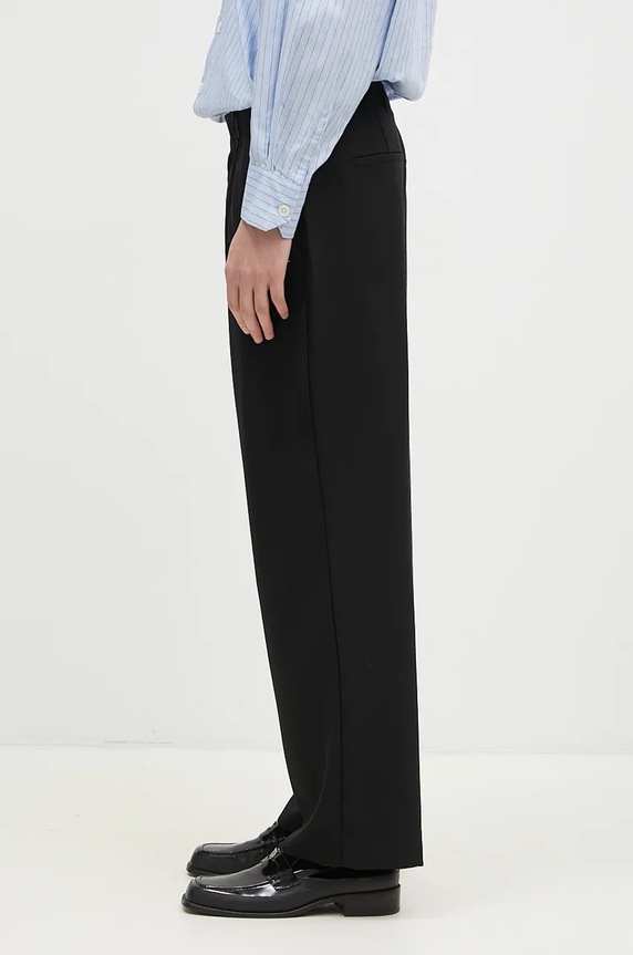 Vlnené nohavice Our Legacy Borrowed Chino M421BBPW čierna AW24