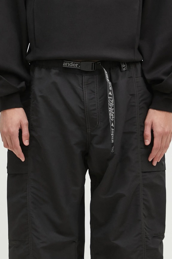 Gramicci pantaloni Patchwork Wind Short GUP4.F3003.M negru