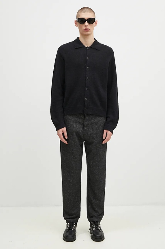 Universal Works wool blend trousers 31153.BLACK black