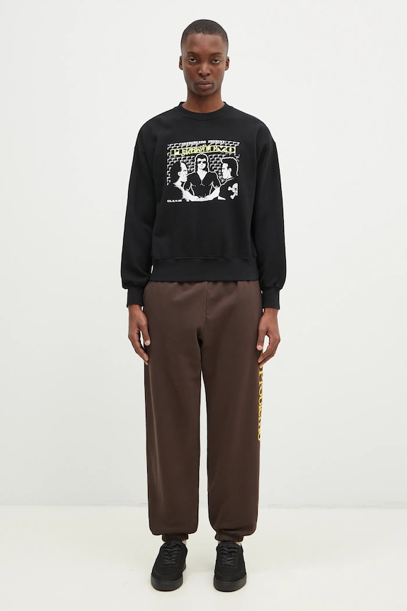 Бавовняні спортивні штани No Problemo Sweatpant коричневий NP30002.02