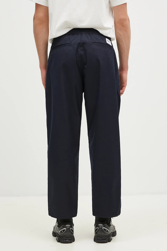 Odjeća Hlače NEIGHBORHOOD Baggysilhouette Easy Pants 242AQNH.PTM01 mornarsko plava
