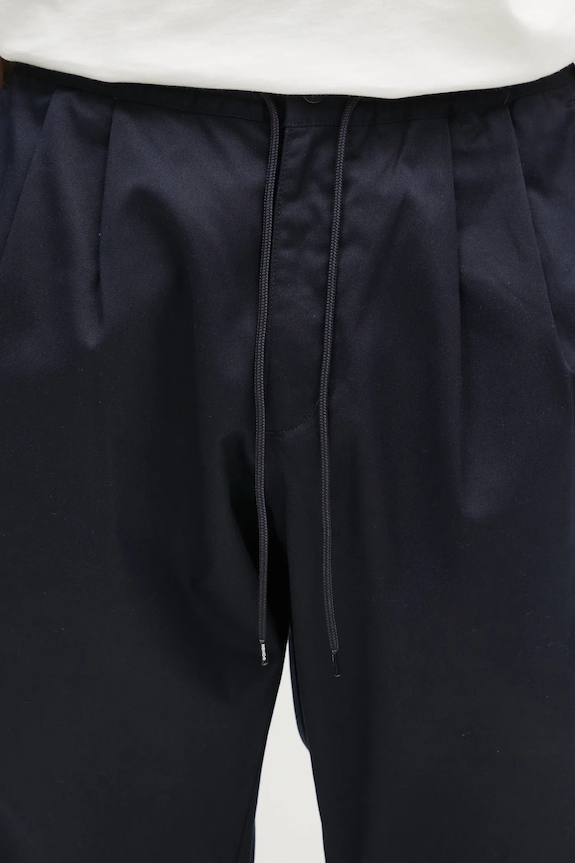 Hlače NEIGHBORHOOD Baggysilhouette Easy Pants mornarsko plava 242AQNH.PTM01