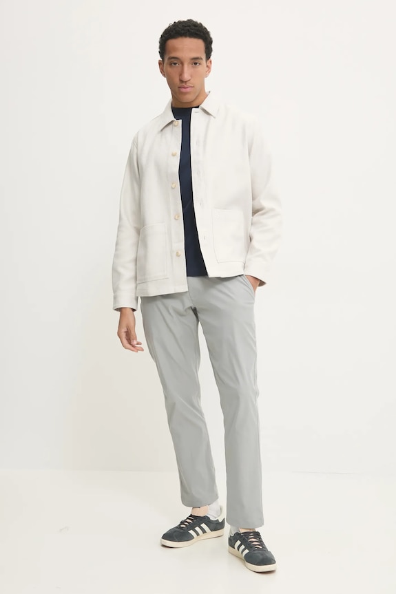Nohavice Abercrombie & Fitch KI130.4117.123 sivá AW24