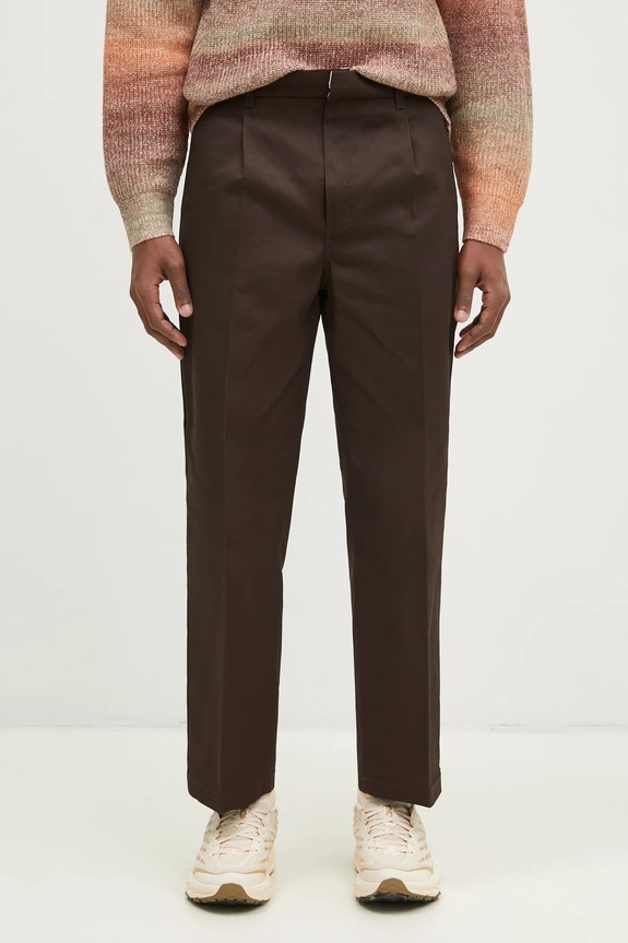 Kalhoty Wacko Maria Dickies jednoduchý hnědá 24FW.WMP.DC01