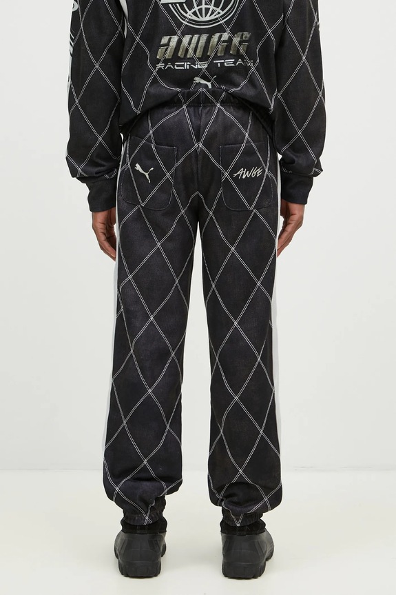Donji dio trenirke Puma Puma x A$AP ROCKY Distressed Sweat Pant s uzorkom crna 631124