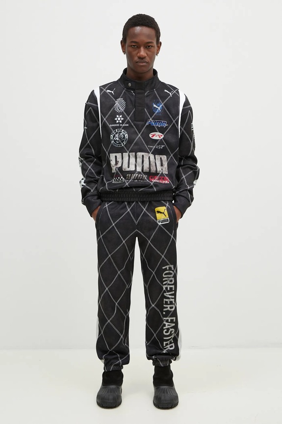 Donji dio trenirke Puma Puma x A$AP ROCKY Distressed Sweat Pant 631124 crna