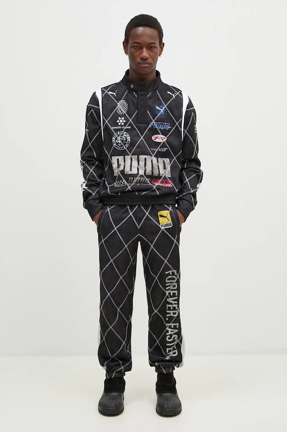 Donji dio trenirke Puma Puma x A$AP ROCKY Distressed Sweat Pant 631124 crna