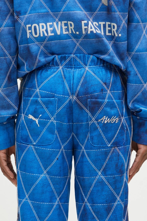 Tepláky Puma Puma x A$AP ROCKY Quilted 631123 modrá