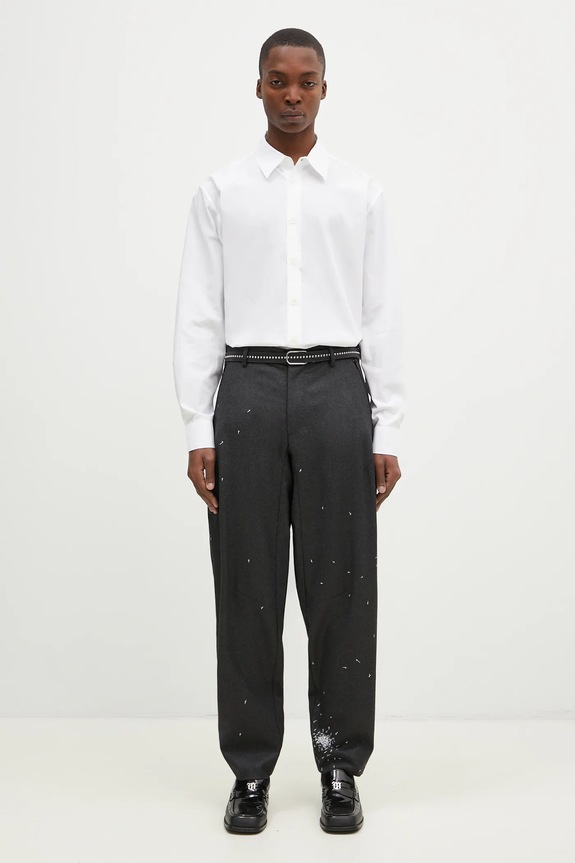Undercover wool trousers gray UC2D4508