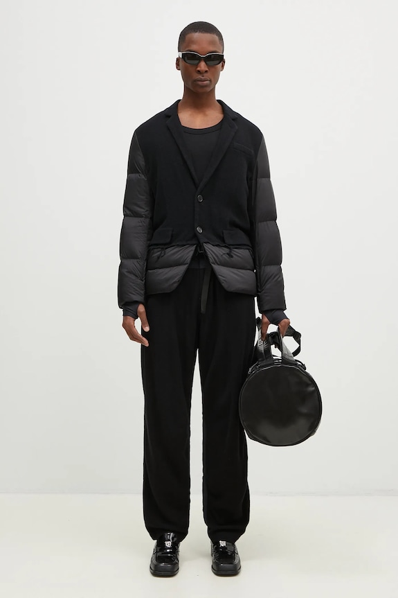 Undercover pantaloni in lana Pants UC2D4516.1 nero