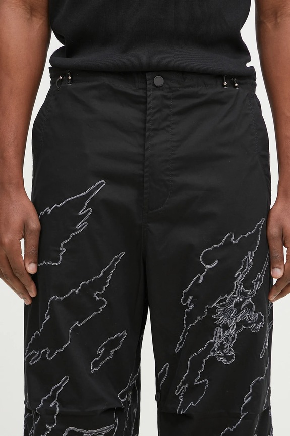 Βαμβακερό παντελόνι Maharishi Dpm: Sparse Bonsai Snopants μαύρο 5340.BLACK