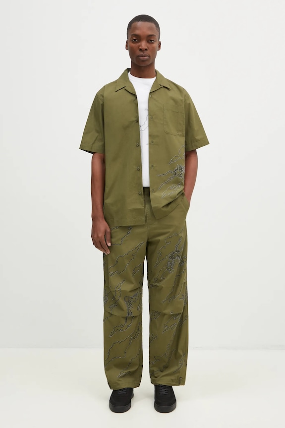Pamučne hlače Maharishi Dpm: Sparse Bonsai Snopants zelena 5340.OLIVE