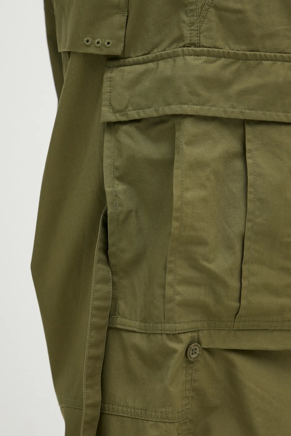 Maharishi cotton trousers Original Cargo Snopants Loose green 5300.OLIVE