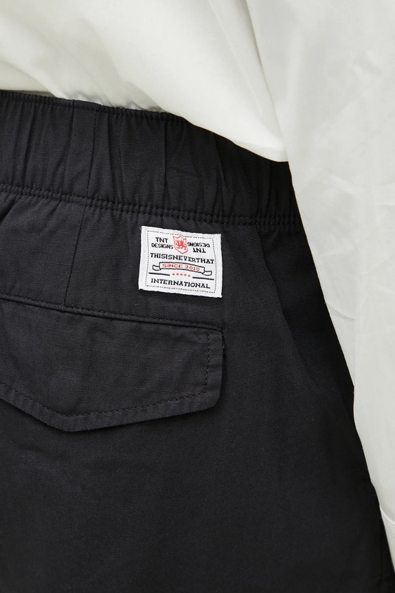 thisisneverthat cotton trousers Cargo Pant black TN243WPARP04