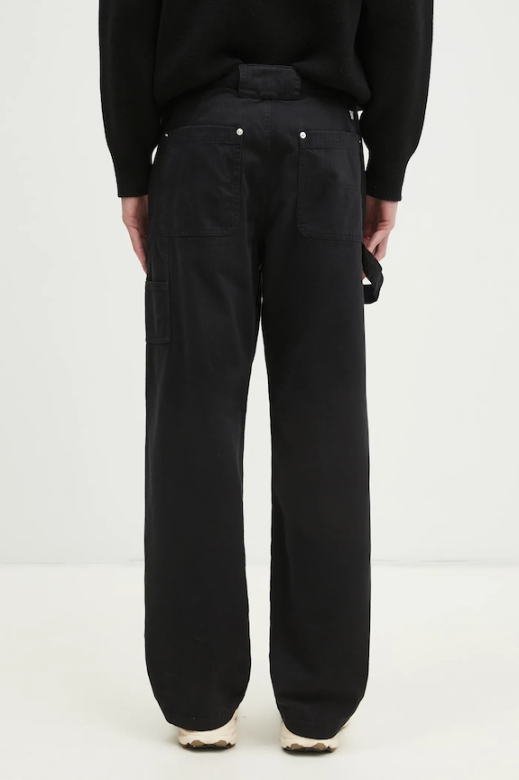 Oblečení Kalhoty Wood Wood Fed Herringbone Workwear Pants 30250468 černá