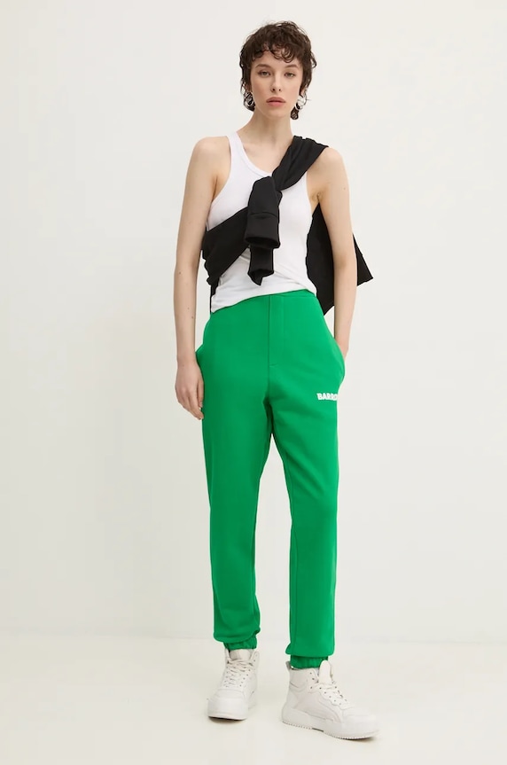 Barrow pantaloni de trening F4BWUAFP135 verde AW24