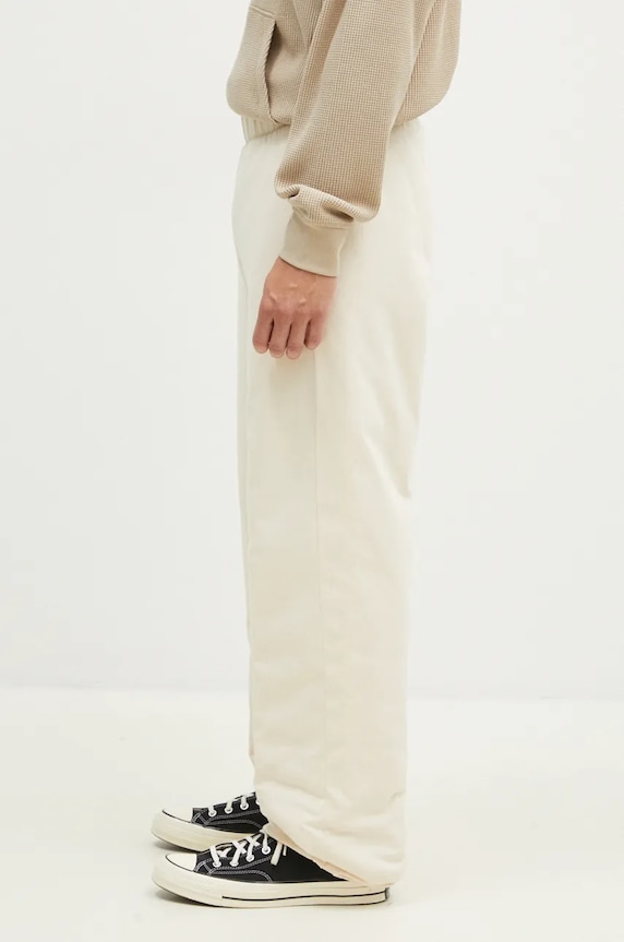 Бавовняні спортивні штани A.P.C. Jogging Cutback COHFL.M28091.AAD бежевий AW24