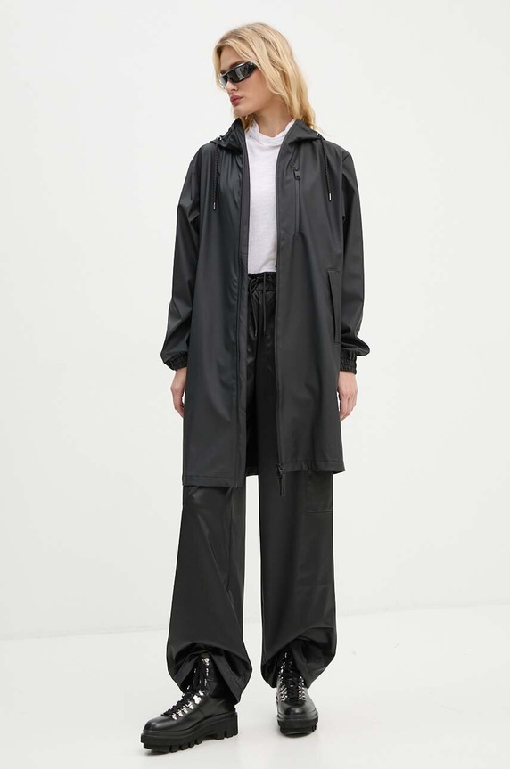 Rains spodnie Cargo Rain Pants Wide W3 18990.84 czarny