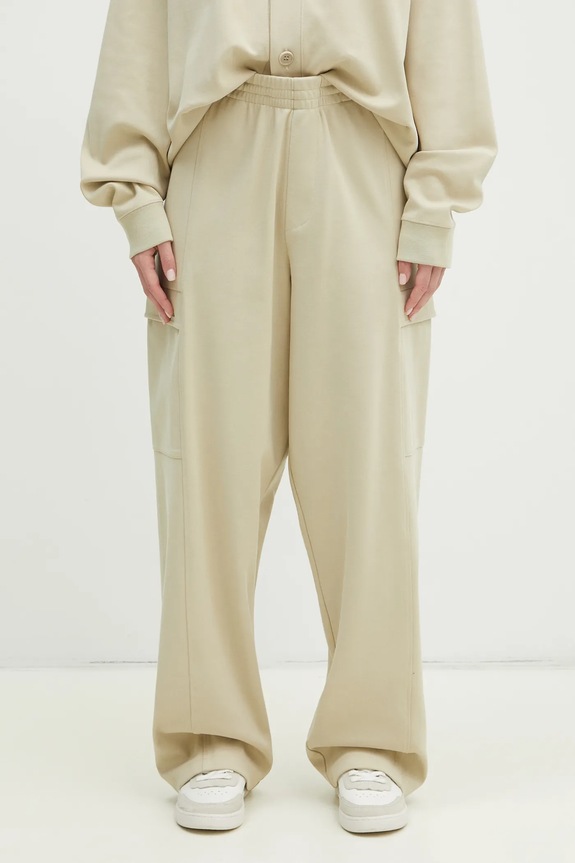 Pangaia pantaloni de trening 10002239 bej SS25