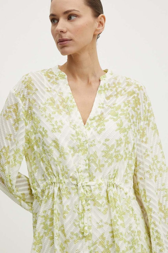 Φόρεμα Samsoe Samsoe SAAMELIE πράσινο F24200170