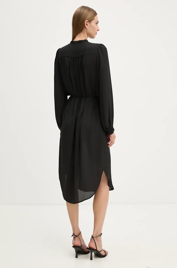 Bruuns Bazaar sukienka CamillaBBFilla dress BBW4103 czarny AW24