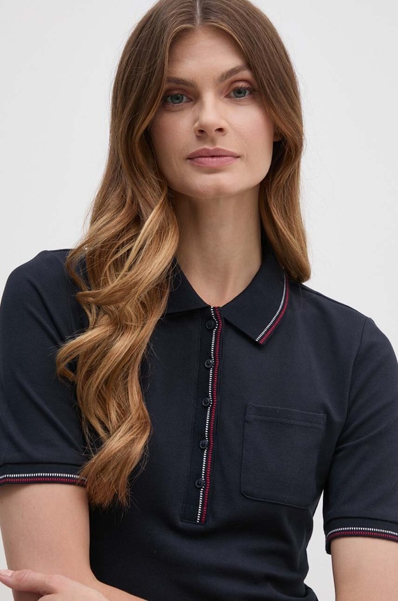 Šaty Tommy Hilfiger WW0WW42114 námořnická modř