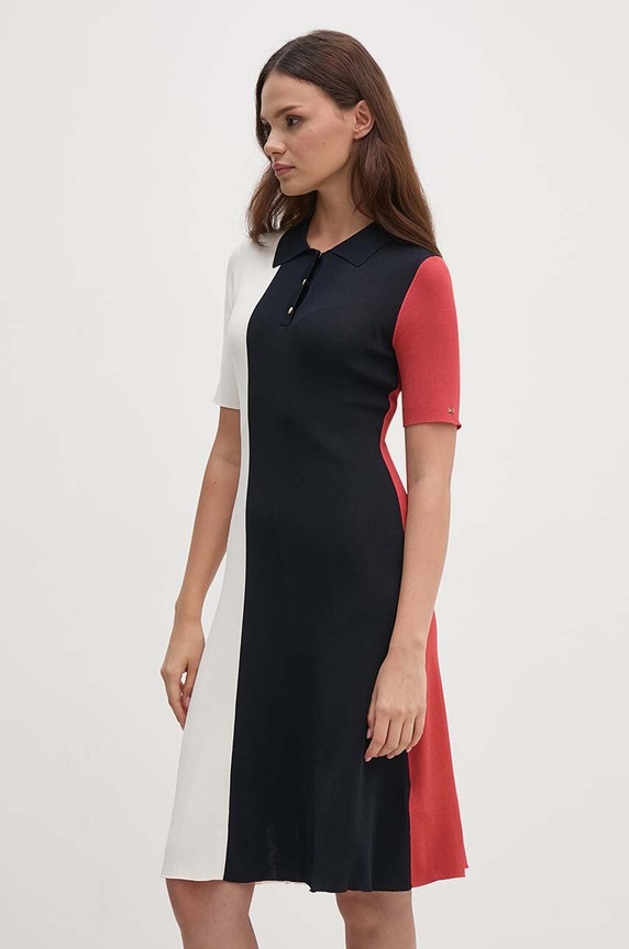 Odzież Tommy Hilfiger sukienka WW0WW42712 multicolor